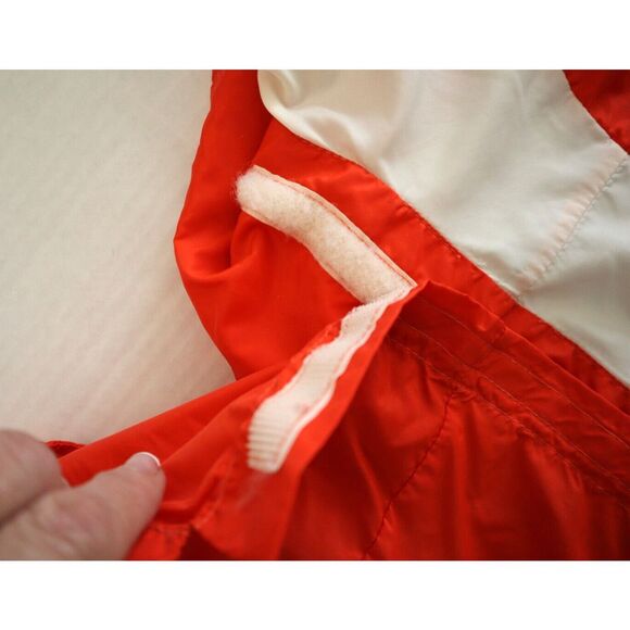 Nike Men's Sz M Red/White Santa Monica College Windbreaker Jacket *Vintage 70s* - Picture 7 of 10